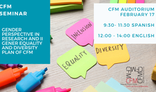 GENDER PERSPECTIVE IN RESEARCH AND II GENER EQUALITY AND DIVERSITY PLAN OF MPC-CFM