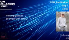 Probing quantum geometry with optics