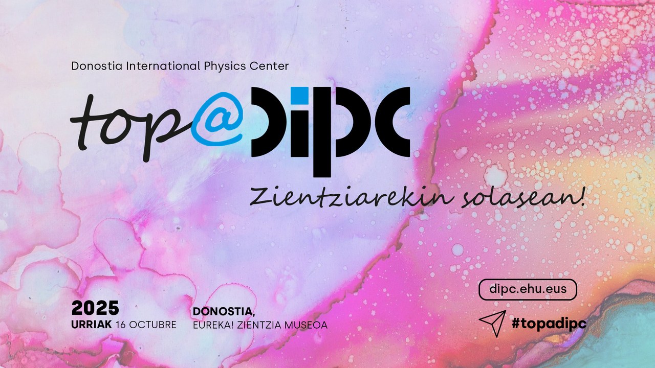 Estudiantes conversando con Yamuna Krishnan, Jean-Marie Lehn, Jack W. Szostak y Pedro Miguel Etxenike