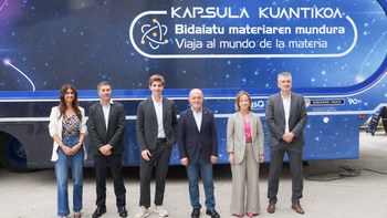 Kapsula Kuantikoa abiatu da, kuantika Euskadiko 147 herritara eramango duen programa ibiltaria